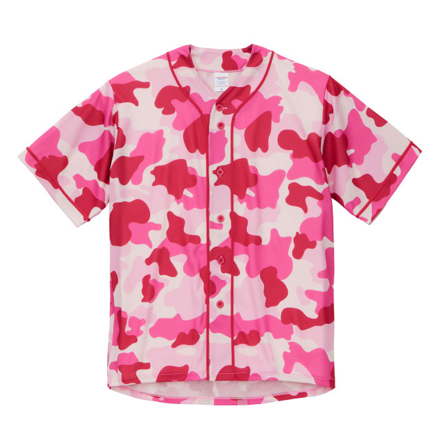 ピンクウッドランド｜ドライアスレチックベースボールシャツ