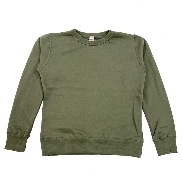 アーミーグリーン｜スリムフィットトレーナー