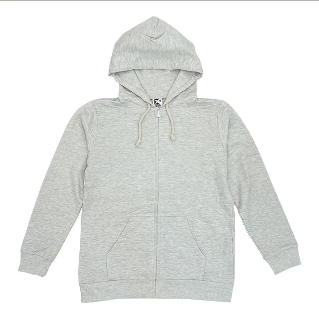 ミックスアッシュ｜トライブレンドジップパーカー