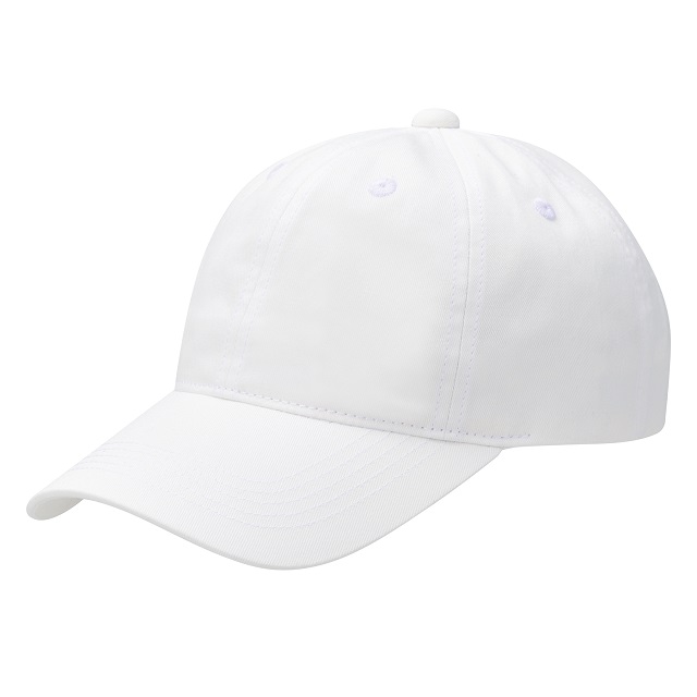 ホワイト｜オーガニックコットンキャップ