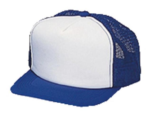 ホワイト×ロイヤルブルー｜マルチキャップ