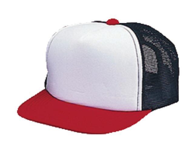 ネイビー×ホワイト×レッド｜マルチキャップ