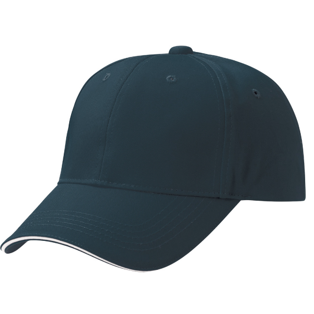 ネイビー／オフホワイト｜ラインバイザーキャップ