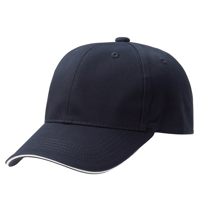 ブラック／オフホワイト｜ラインバイザーキャップ