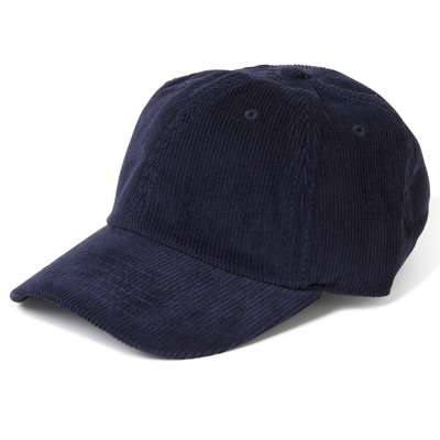 ネイビー｜クラシカルコーデュロイキャップ