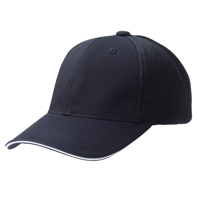 ブラック／ホワイト｜メッシュコンビキャップ