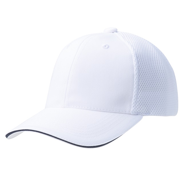 ホワイト／ネイビー｜メッシュコンビキャップ