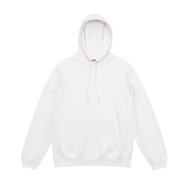 ホワイト｜さらりとビッグプルパーカー