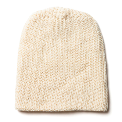 ナチュラル｜コットンニット帽