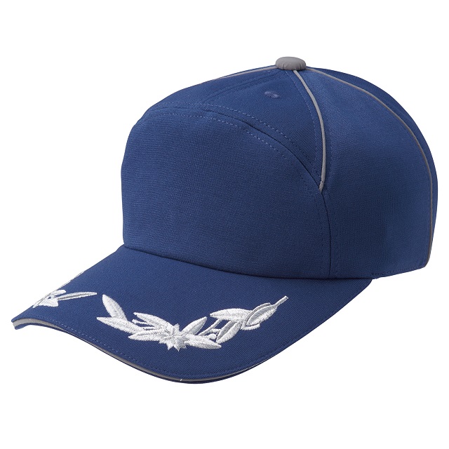 ロイヤルブルー（銀糸）｜夜光ラインリーフキャップ