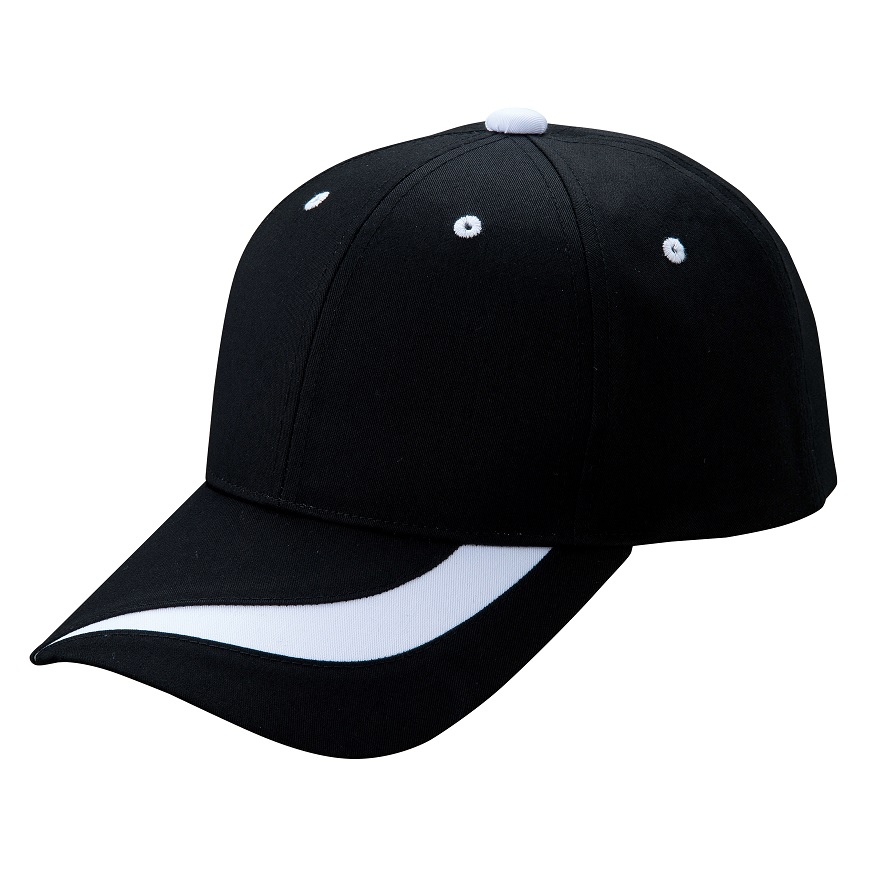 ブラック／ホワイト｜ウェーブキャップ