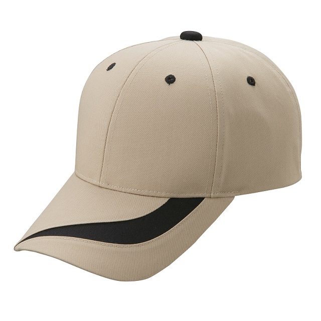 ベージュ／ブラック｜ウェーブキャップ