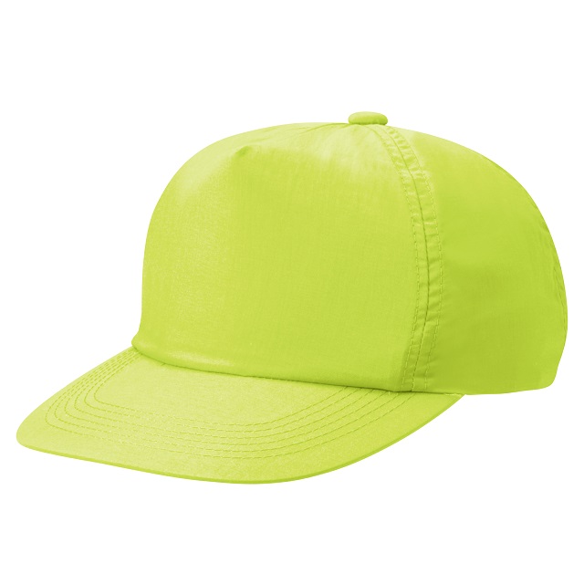 蛍光イエロー｜ナイロンポップキャップ