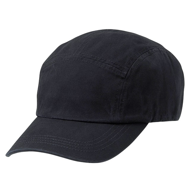 ブラック｜チノクロスジェットキャップ
