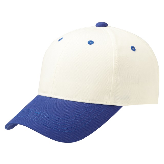 ロイヤルブルー／オフホワイト｜レトロツートーンキャップ