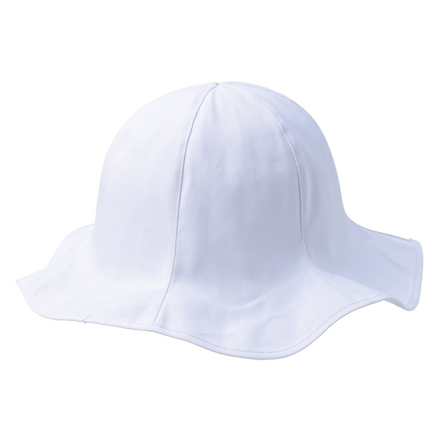 ホワイト｜あざやかチューリップハット