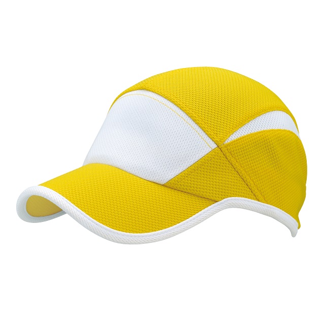 イエロー／ホワイト｜快適ツートーンキャップ