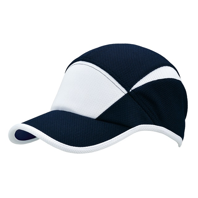 ネイビー／ホワイト｜快適ツートーンキャップ