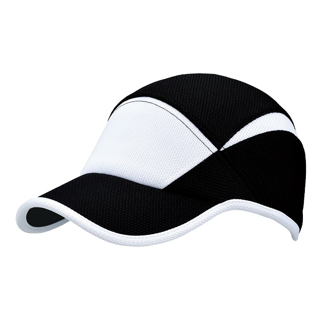 ブラック／ホワイト｜快適ツートーンキャップ