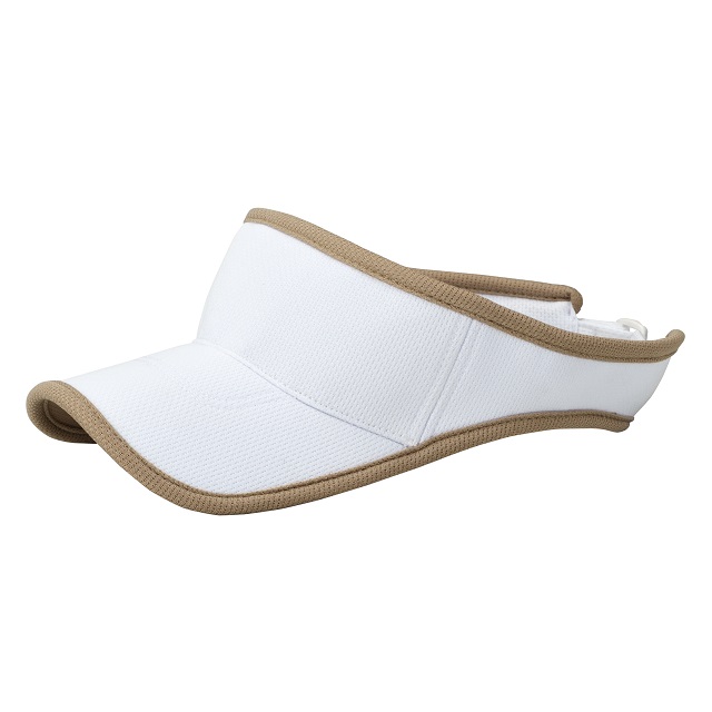 ベージュ／ホワイト｜快適バイザー