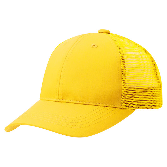 イエロー｜スポーティメッシュキャップ
