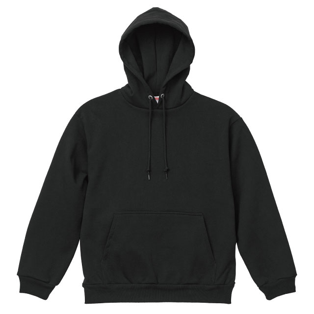 ブラック｜ボリュームプルパーカー