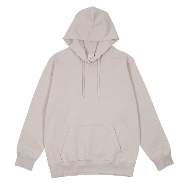 ミルキーグレー｜オーガニックコットンプルパーカー