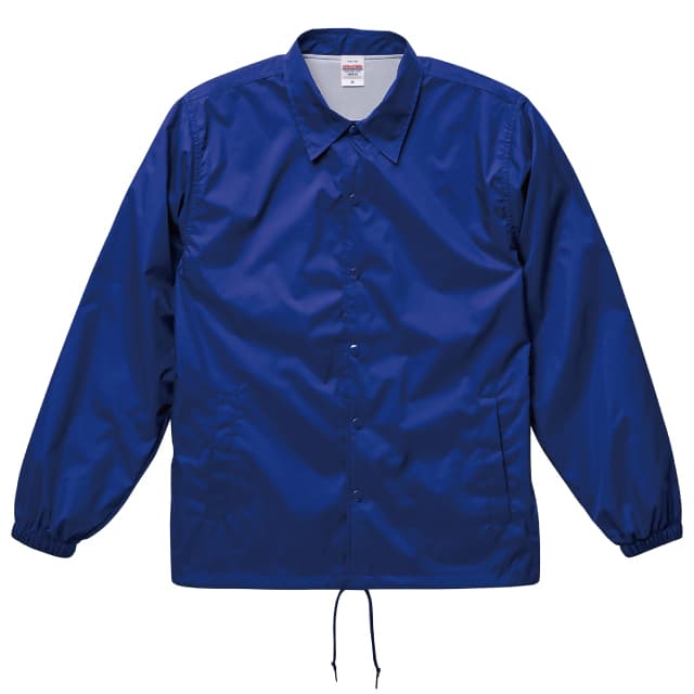 マリンブルー｜ナイロンコーチジャケット