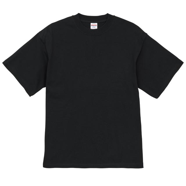 ブラック｜オーガニックコットン厚手Tシャツ