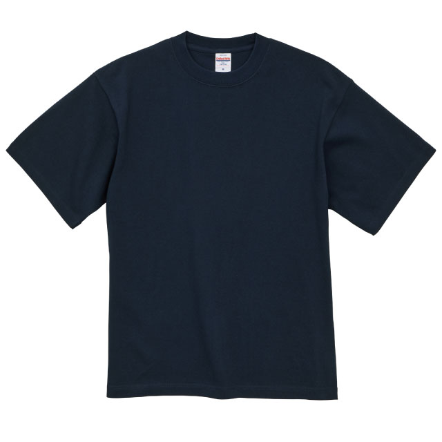 ネイビー｜オーガニックコットン厚手Tシャツ
