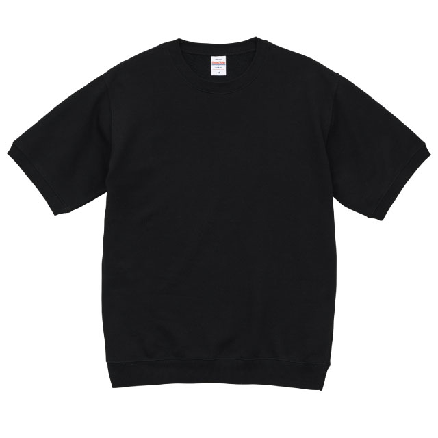 ブラック｜ふんわりスウェットTシャツ