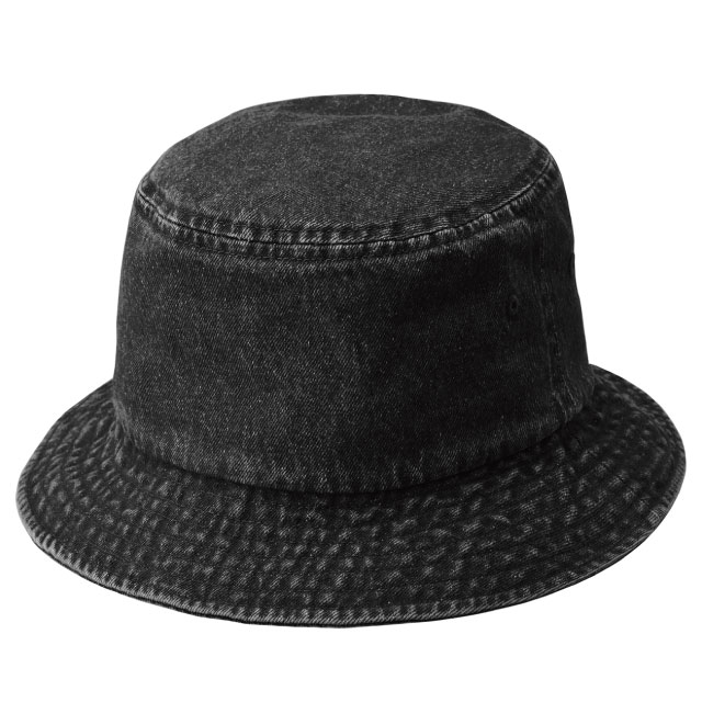 ブラックデニム｜ストリートバケットハット
