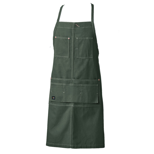 アーミー｜おしゃれステッチエプロン（首掛け）