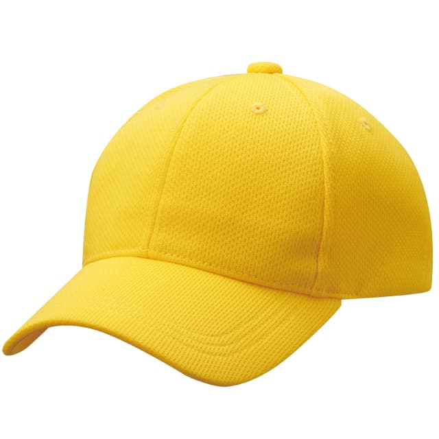 イエロー｜快適メッシュキャップ