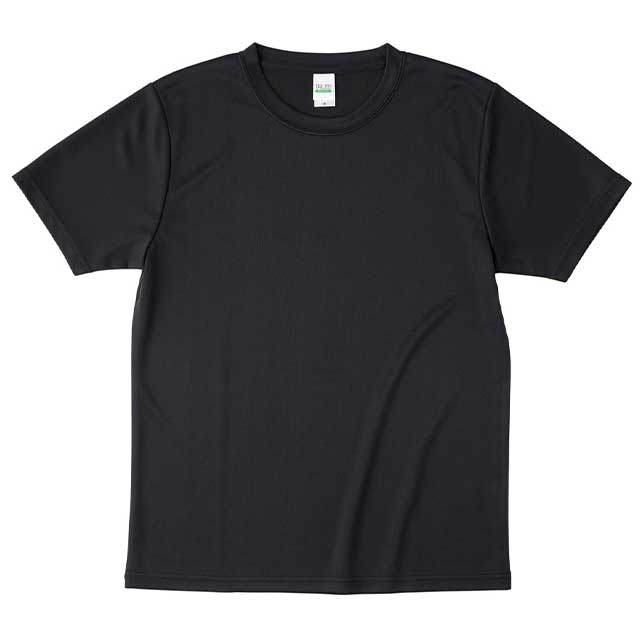 ブラック｜リサイクルエコTシャツ