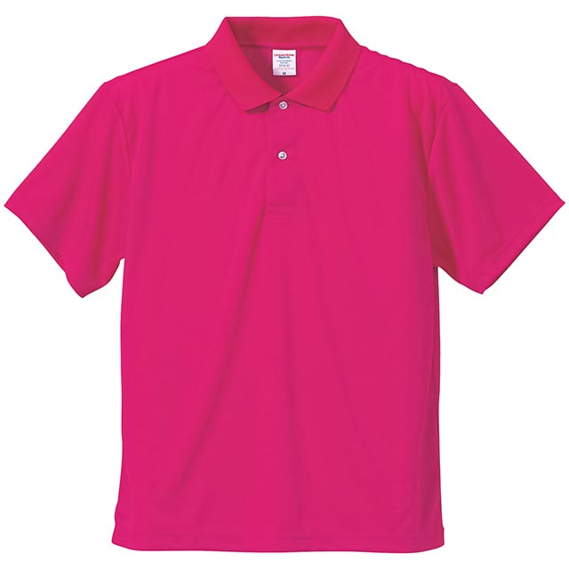 トロピカルピンク｜エネルギッシュドライポロシャツ