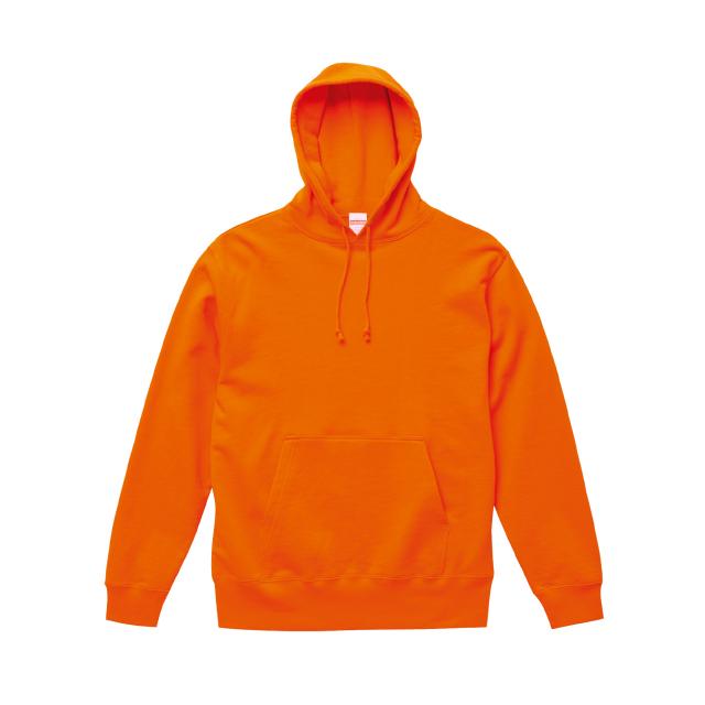 オレンジ｜カラフルフードパーカー