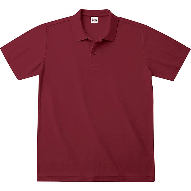 バーガンディ｜No.1ポロシャツ