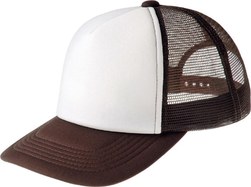 チョコレート×ホワイト｜カラフルキャップ