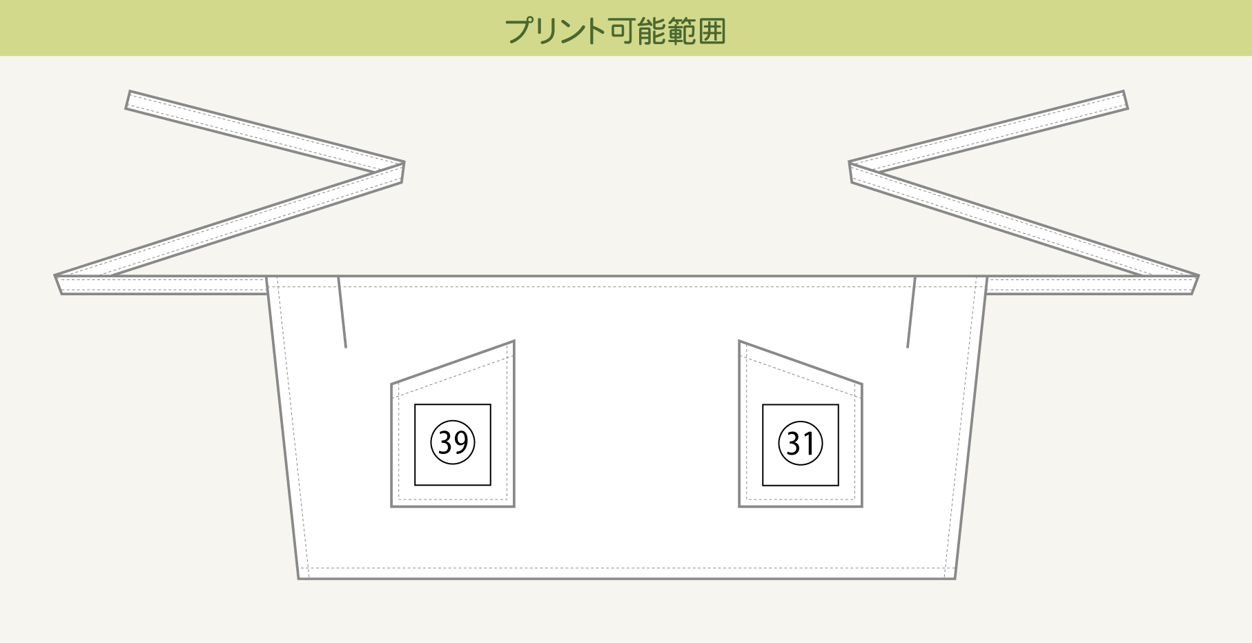 プリント可能範囲