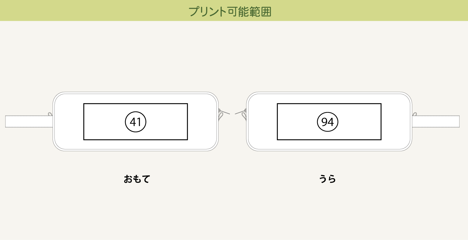 プリント可能範囲