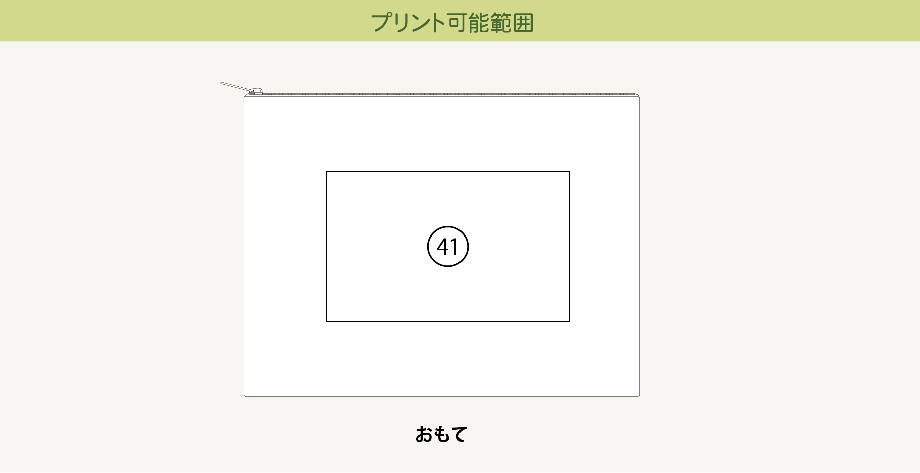 プリント可能範囲