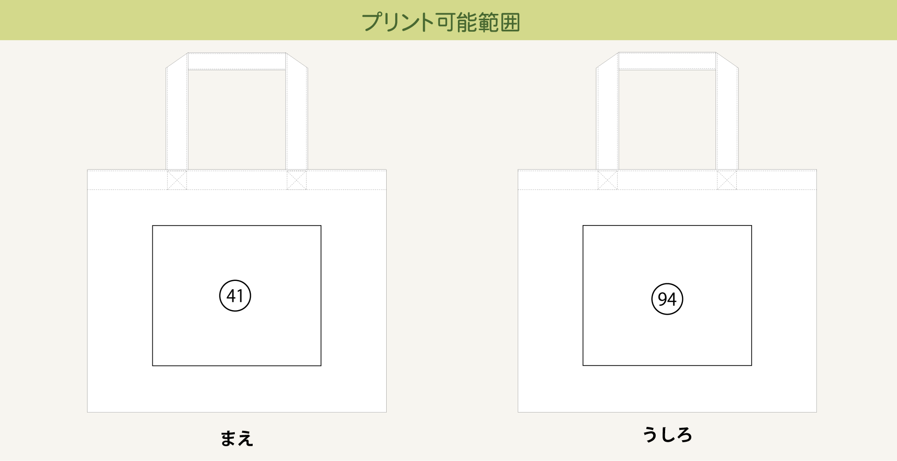 プリント可能範囲