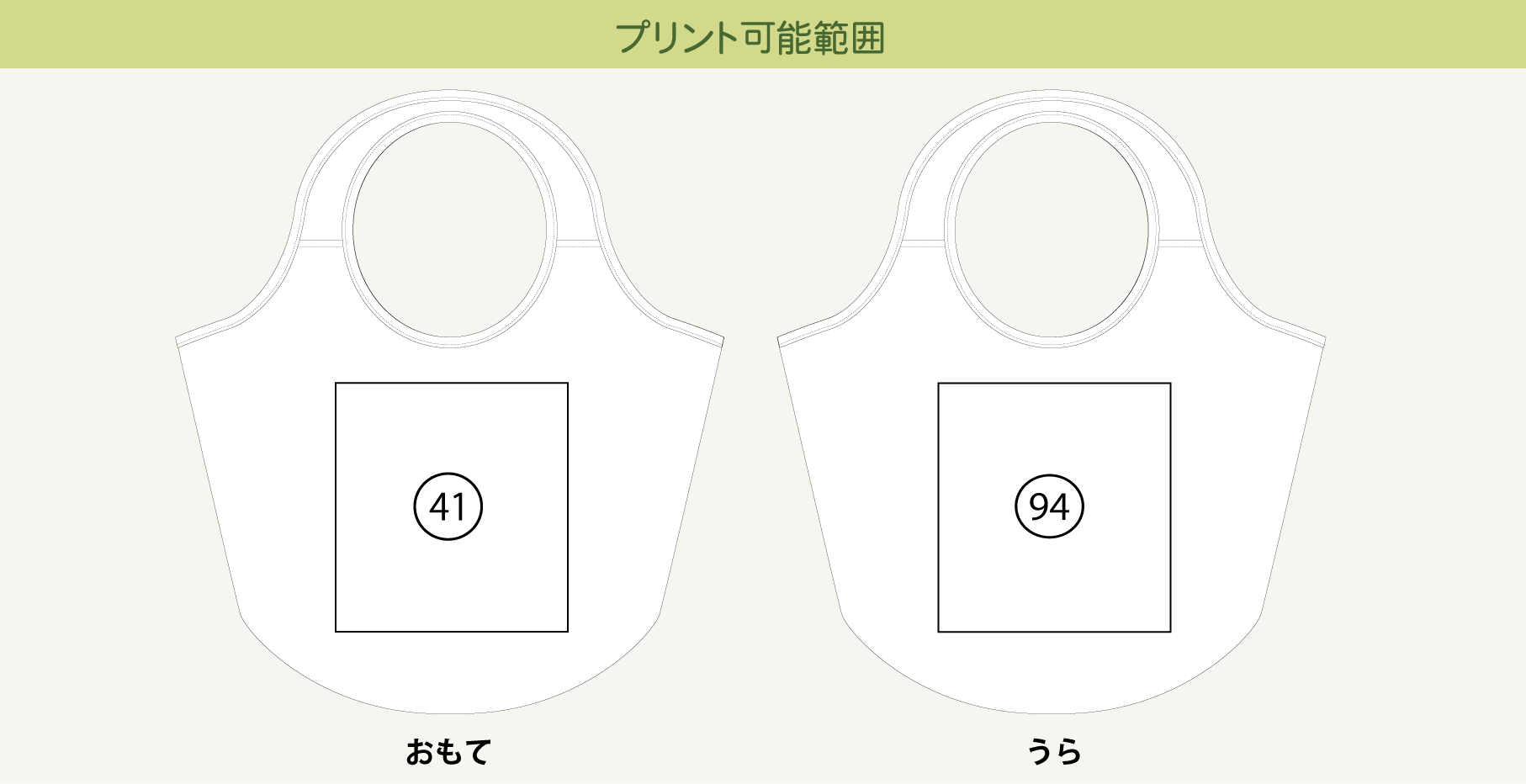 プリント可能範囲