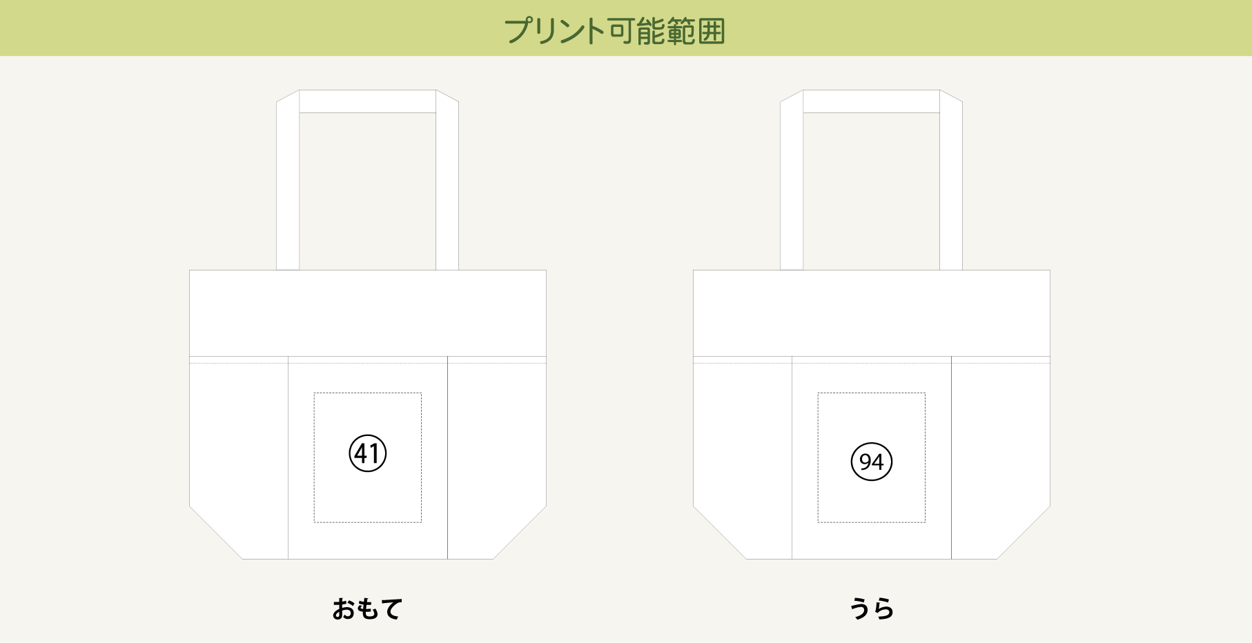 プリント可能範囲