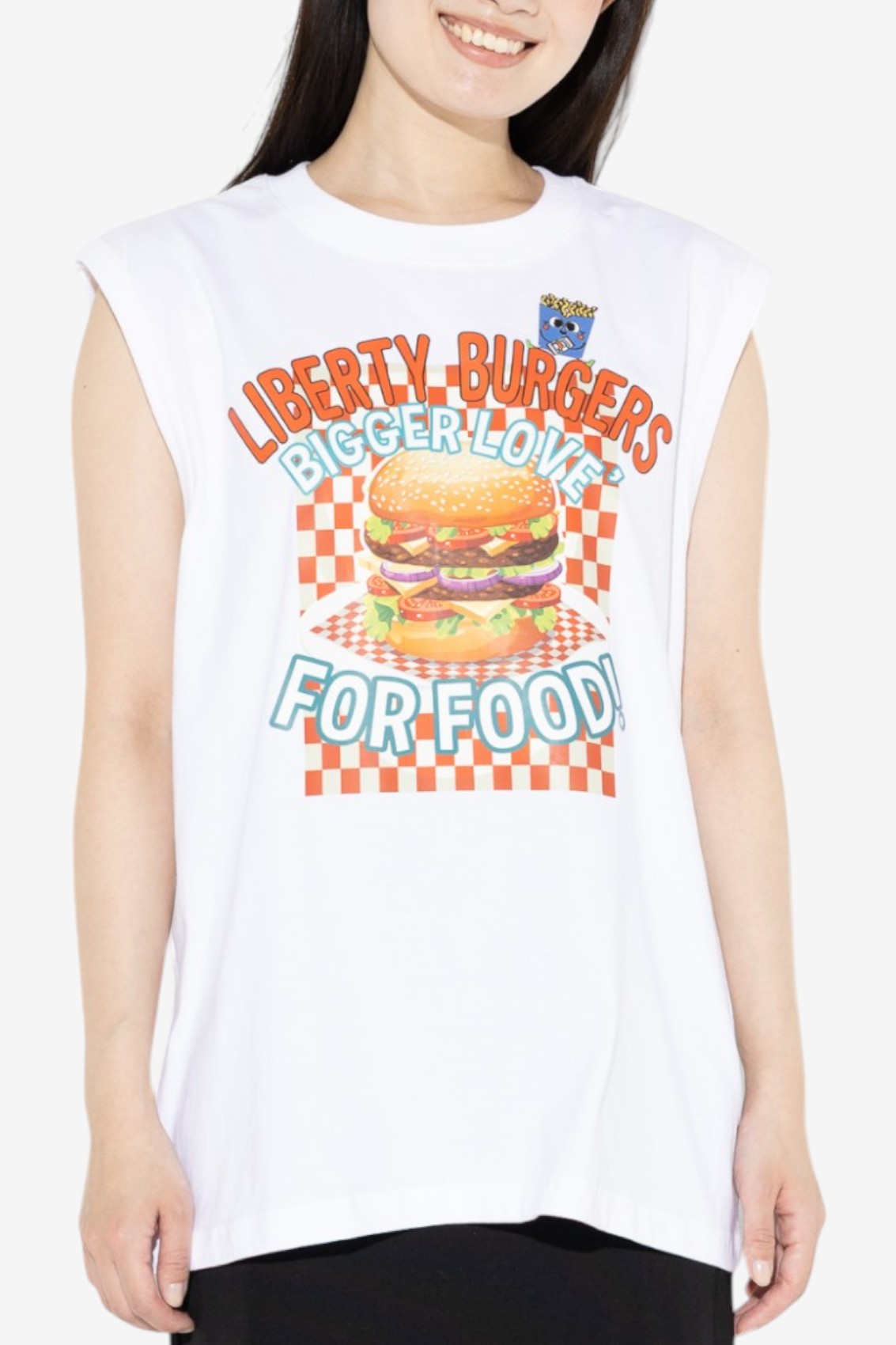 ハイランクノースリーブTシャツ