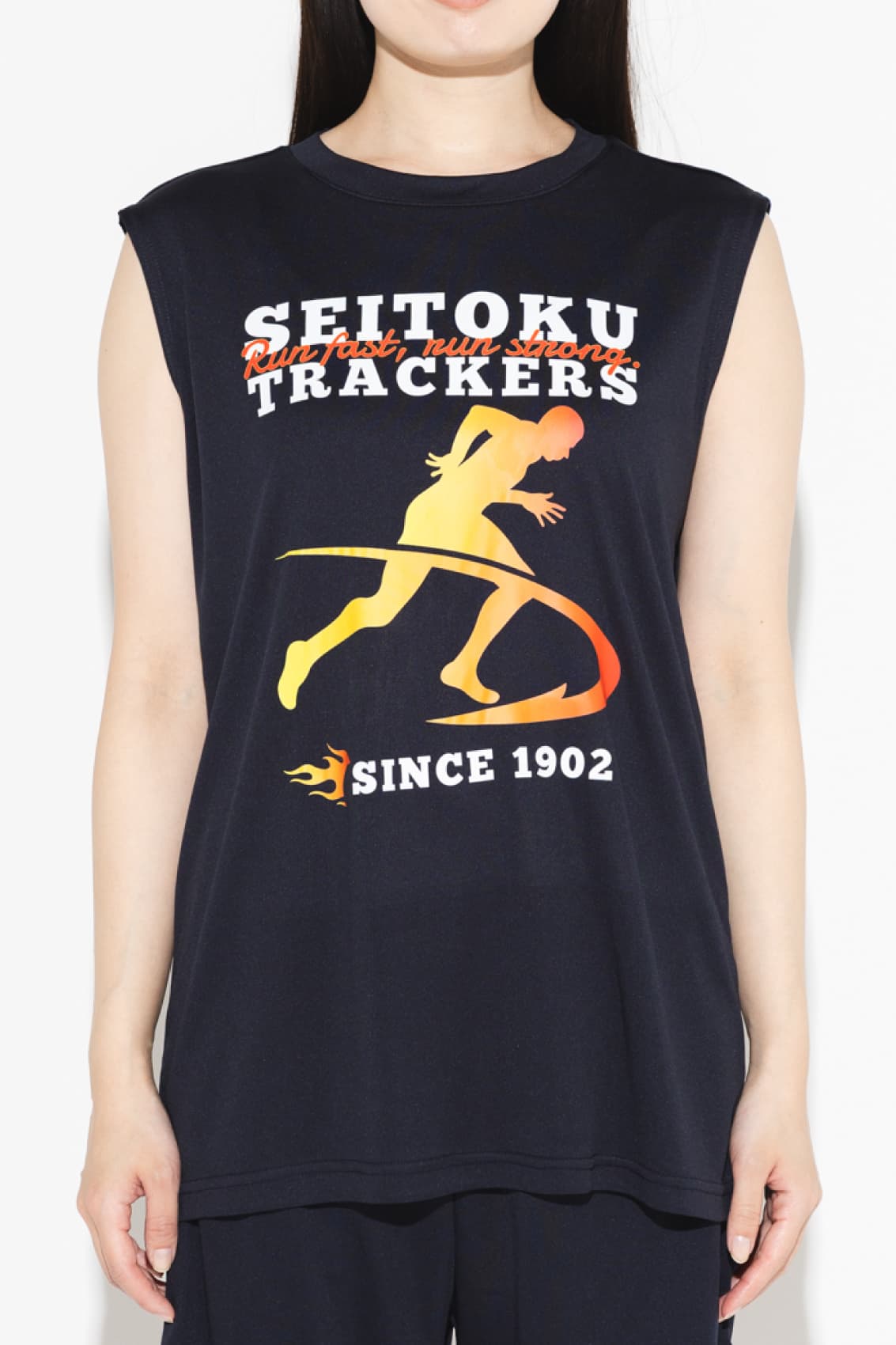 やわらか再生ノースリーブシャツ