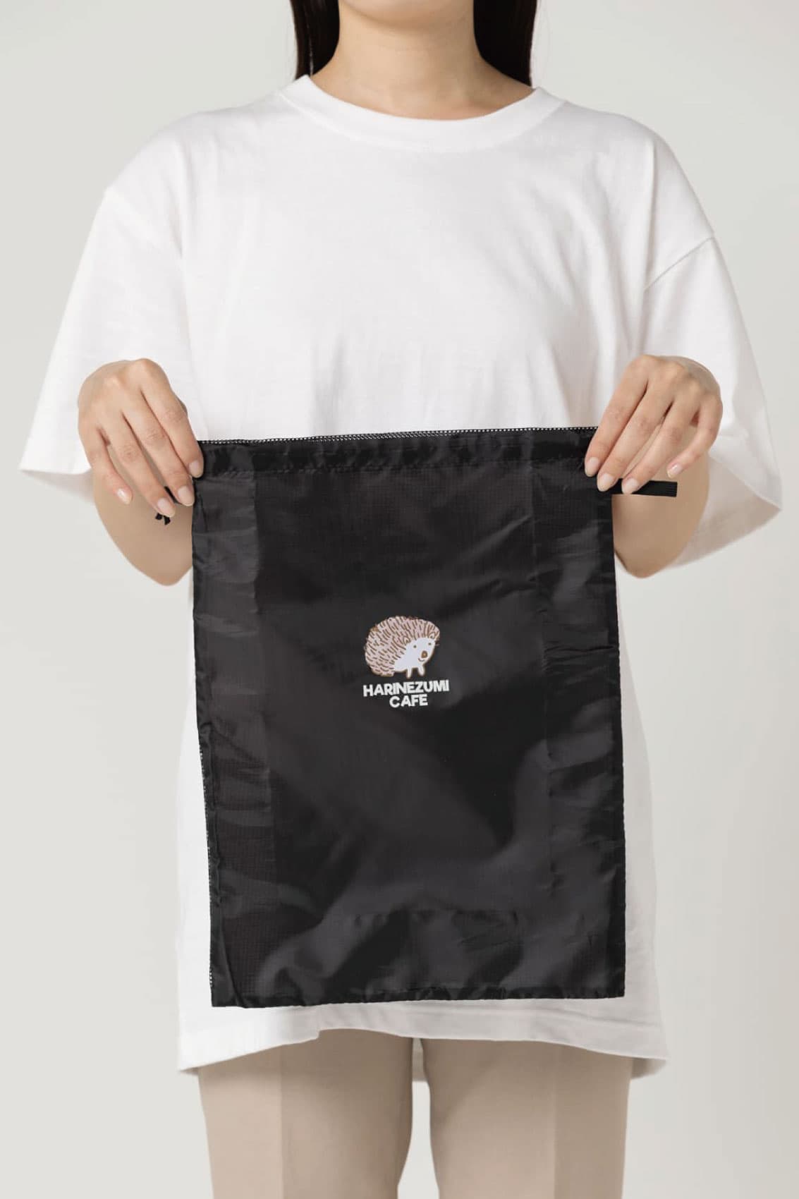 メッシュポリ巾着（L）｜トートバッグ