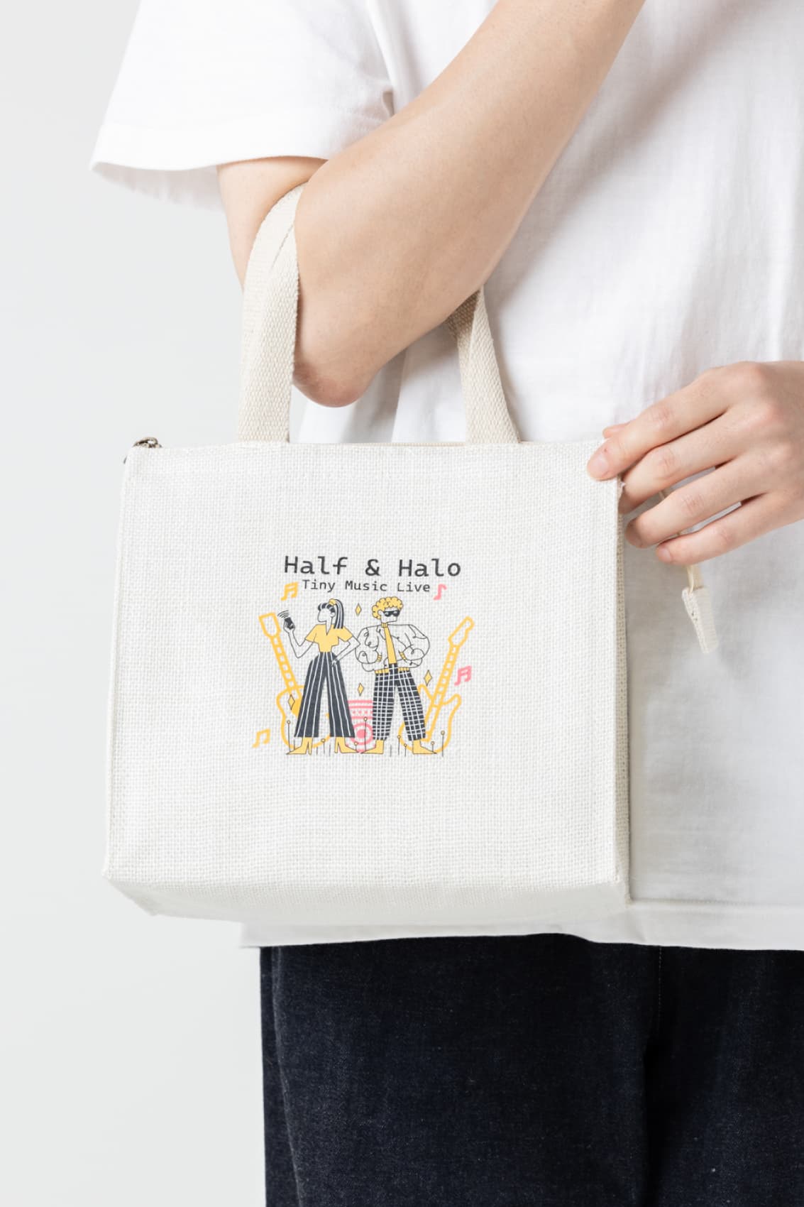 ジュートスクエア保冷トート（S）