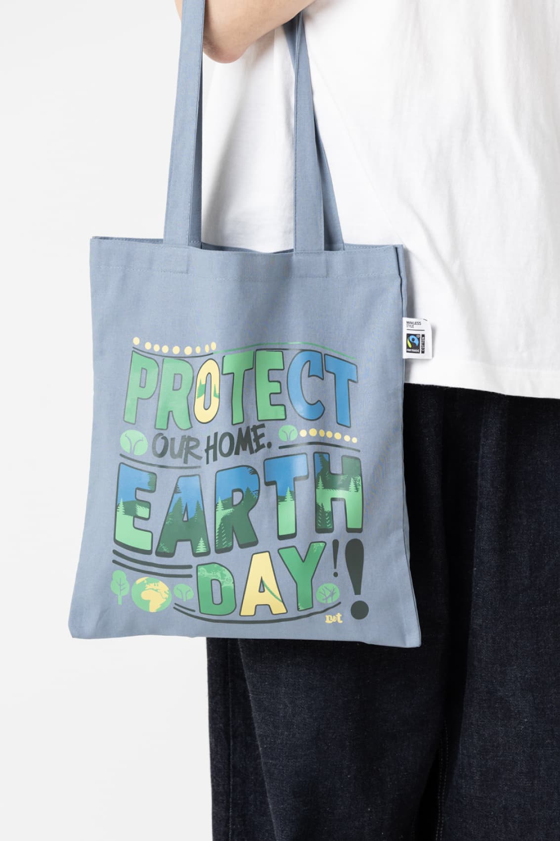 フェアトレードフラットバッグ（M）